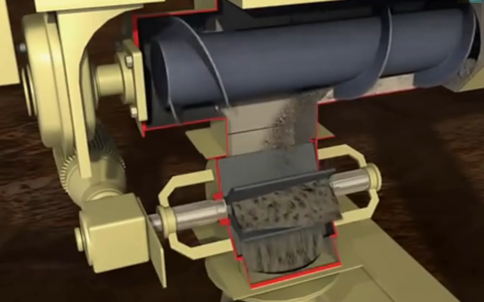 氣力輸送系統中除塵器的工作原理-動畫視頻